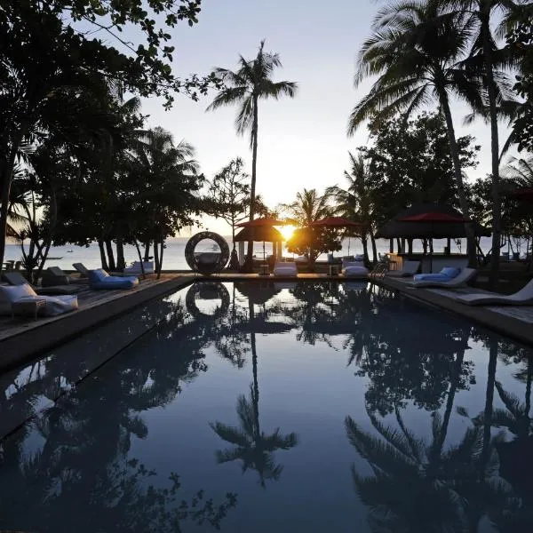 卡比劳圣殿海滩潜水度假村，位于Calayugan Norte的酒店