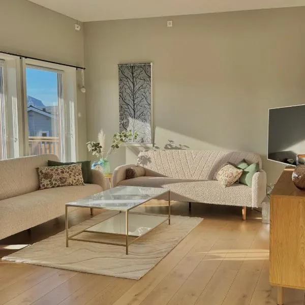 Sunny Terrace - Airy Apartment in the Heart of Lofoten，位于莱克内斯的酒店