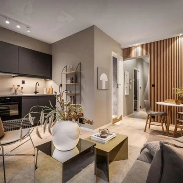 Stunning 2 Bedroom Apartment In Bergen Sentrum，位于卑尔根的酒店