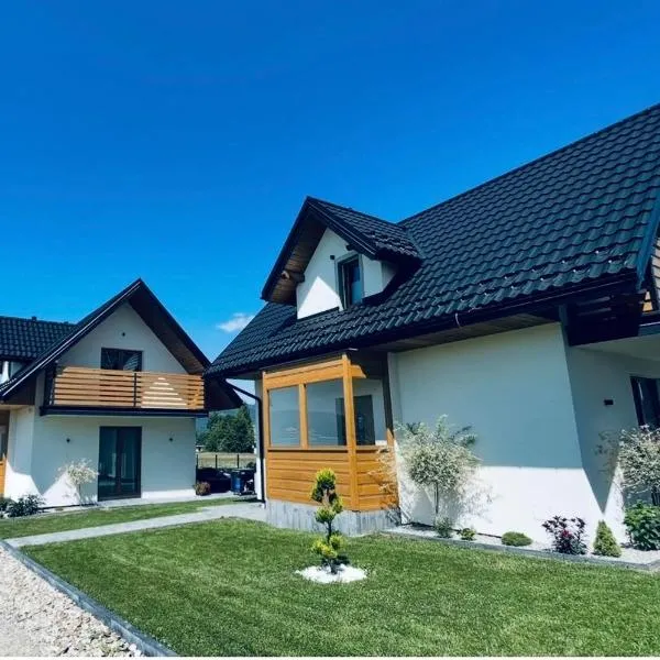 Domki Dolina Dunajca-Balia, Jacuzzi, Spa Nad Jeziorem，位于Frydman的酒店