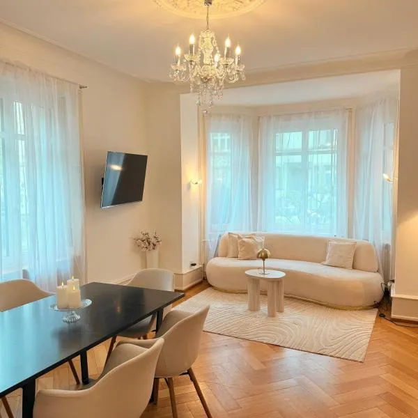 Design 3BR Apartment for 6 - Central Basel，位于巴塞尔的酒店