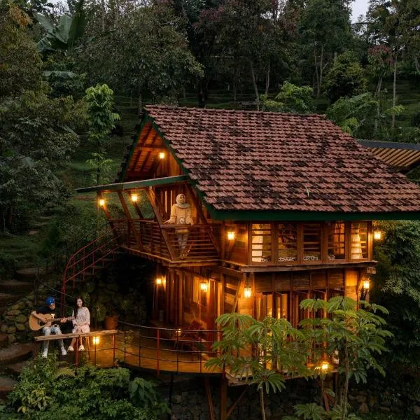 Kebun Hanoman Private Villa，位于Pablengan的酒店