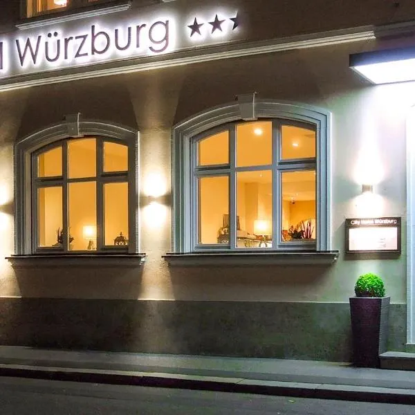 维尔茨堡城市酒店旅馆，位于Rimpar的酒店