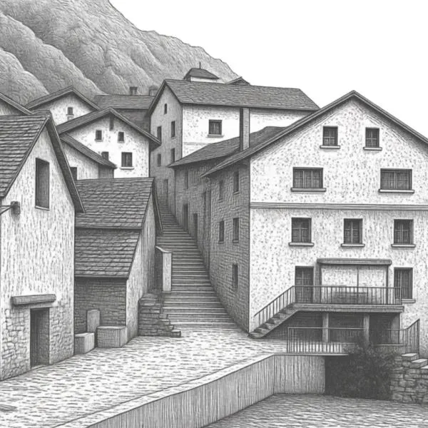 Dorfhotel Simplon Dorf,位于Simplon Dorf的酒店