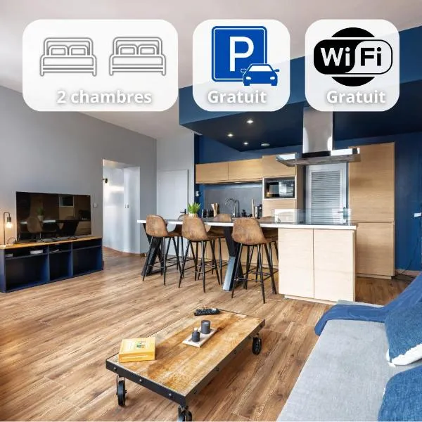 Le 415 - T3 chaleureux centre-ville - Parking，位于瓦朗西纳的酒店