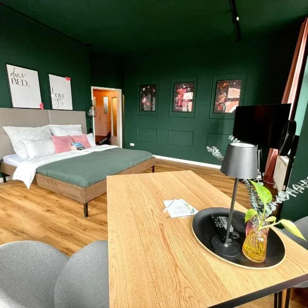 Schicke & zentrale Altbauwohnung,位于莱比锡的酒店