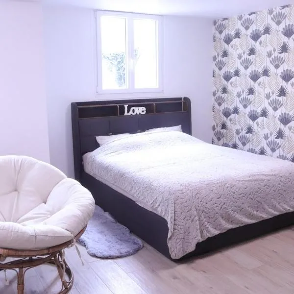 Bright and Modern Apartment with Terrace near Paris Disney and CDG，位于谢勒的酒店