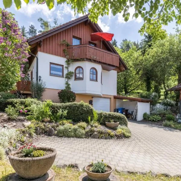 Ferienwohnung Haus am Wald，位于Meßstetten的酒店