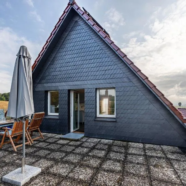 Ferienwohnung Panoramablick，位于代斯特尔山麓巴德明德尔的酒店