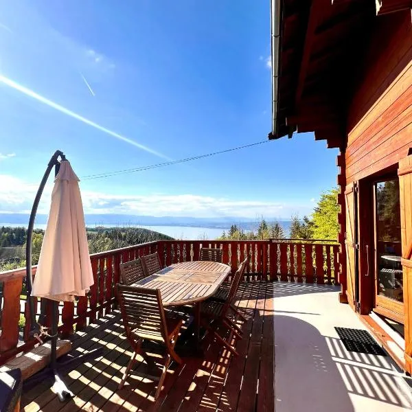 Chalet Mouflon - Vue lac imprenable，位于托隆的酒店