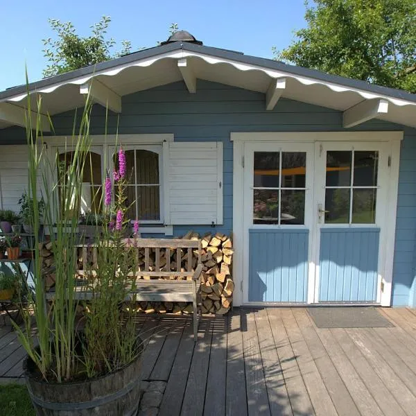 Die blaue Hütte - Tiny House am Elberadweg，位于Seestermühe的酒店