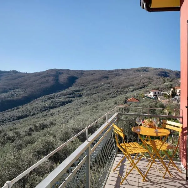 Agriturismo Il nido tra gli ulivi，位于Lucinasco的酒店
