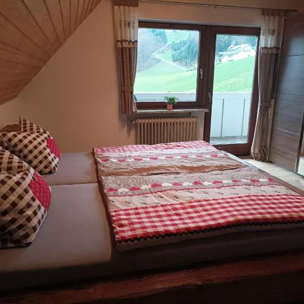 Ferienwohnung Wiesenblick，位于上哈尔默斯巴赫的酒店