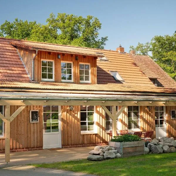 Eichengeflüster Waldhütte，位于Wagenfeld的酒店