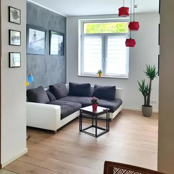 Geräumige moderne 3 Raumwohnung，位于Dohna的酒店
