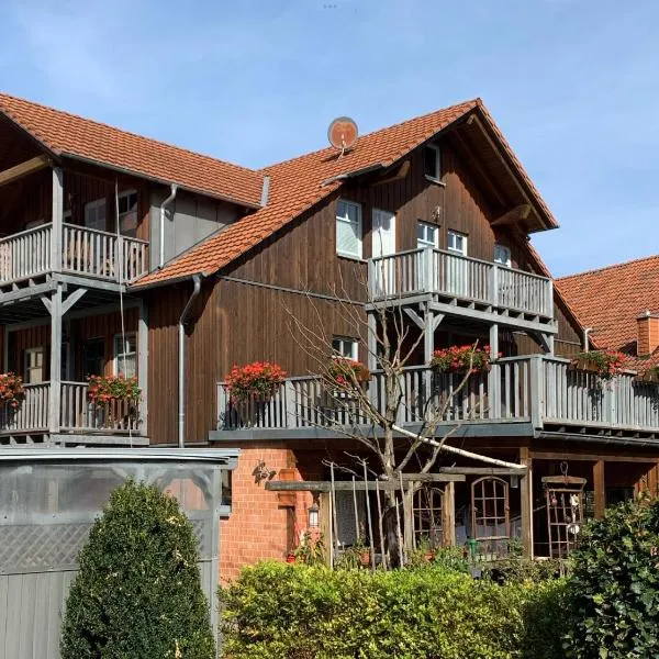 Ferienwohnung 1 Hof Schäfer，位于瓦尔德克的酒店