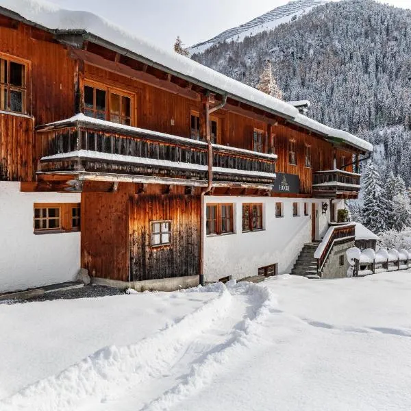 Chalet Flocke Appart Murmeltier，位于圣安东阿尔贝格的酒店