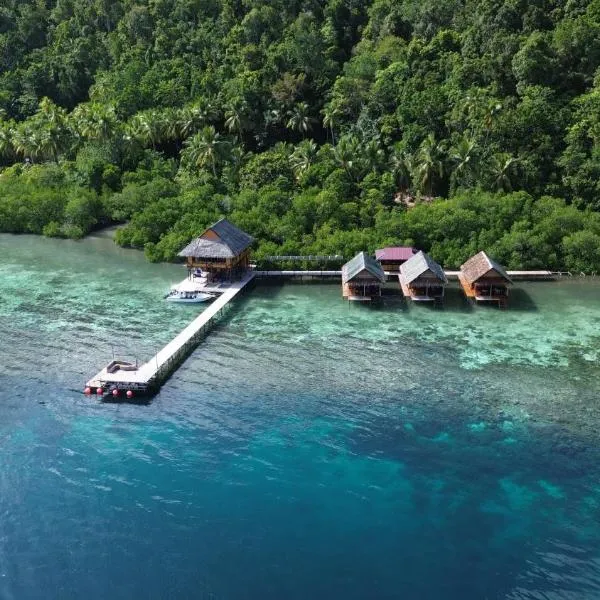 Mantastic Scuba and Lodge，位于Pulau Mansuar的酒店