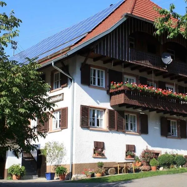 Grundhof，位于Oberprechtal的酒店
