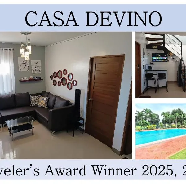 Casa Devino - Loft Retreat in Tagaytay - Pool - 2BR - Netflix -Free Parking，位于大雅台的酒店