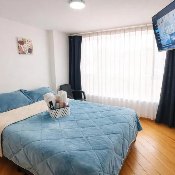 Estudio inteligente en el Corazón del Norte de Tunja Tecnología, Confort y Ubicación Top，位于通哈的酒店