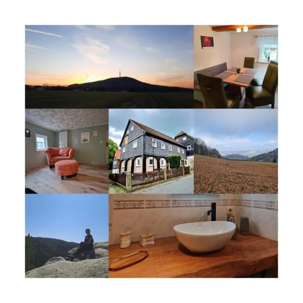 Haus Emma, im Herzen der Oberlausitz , Ideal für Familien, Gruppen, Geschäftsreisende, ein komplettes Haus mit vielen Ausflugszielen in der Nähe für Aktivurlaub und Erholungsurlaub，位于Obercunnersdorf的酒店