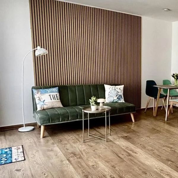 NEU Ostsee Apartmenthaus-Usedom Familie Stopp "Kajüte 6" mit Balkon- in 5 Minuten am Meer，位于科尔平塞的酒店