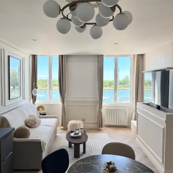 Très bel appartement 4 pers - Vue Saône - Centre Mâcon，位于马孔的酒店