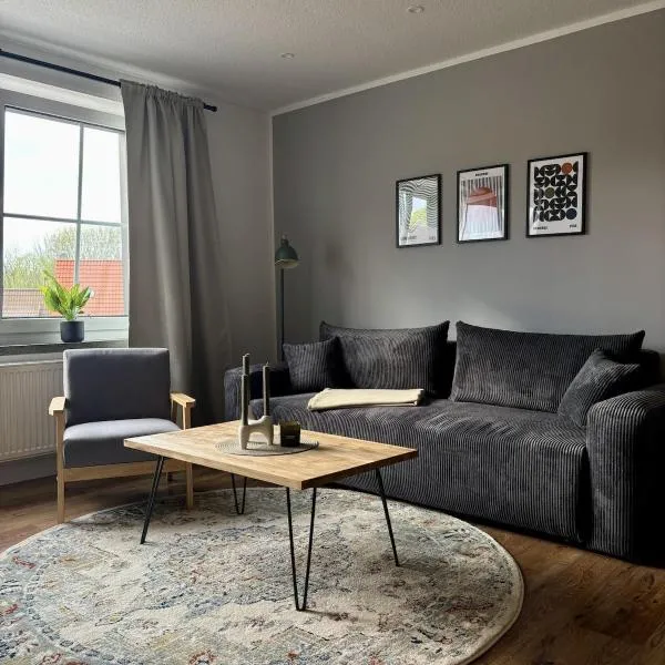 100qm Apartment mit Regendusche & Top-Lage，位于Mücheln的酒店