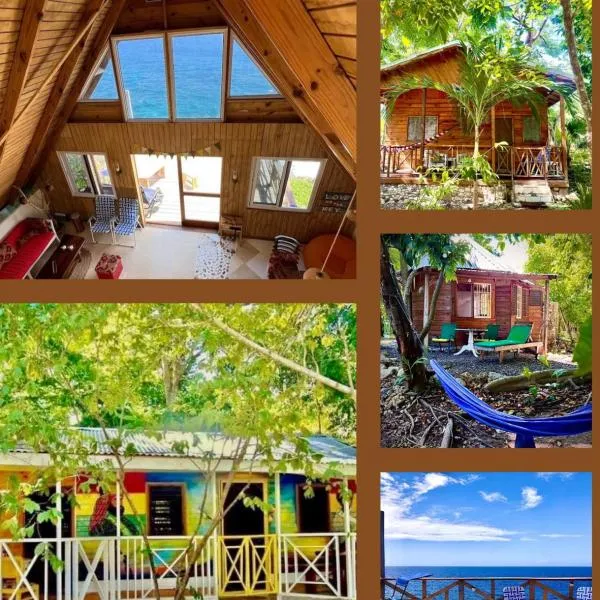 Real Jamaica - 5 Cabins right beside the sea，位于Oracabessa的酒店