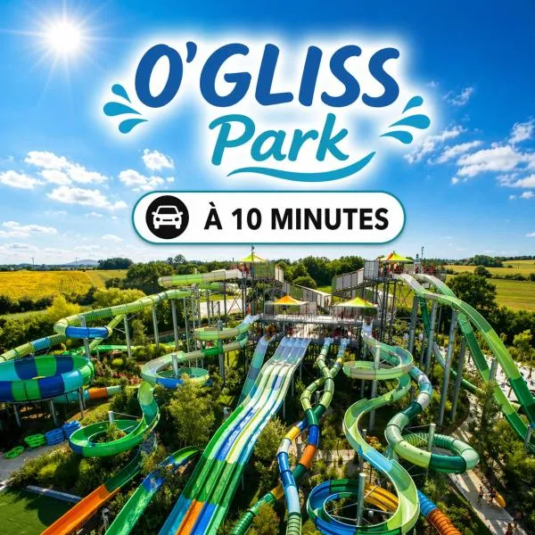 MH TV 3ch 6pers. La Tranche-sur-Mer. O'Gliss Park，位于Angles的酒店