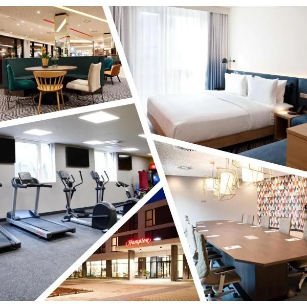 Hampton by Hilton Munich Airport South，位于哈尔伯格摩斯的酒店