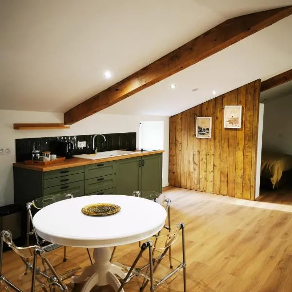 Gîte Calme - Vue sur Garonne - Parking privé，位于Baurech的酒店