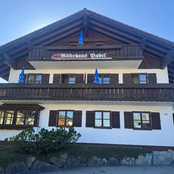 Gästehaus Babel，位于普夫龙滕的酒店