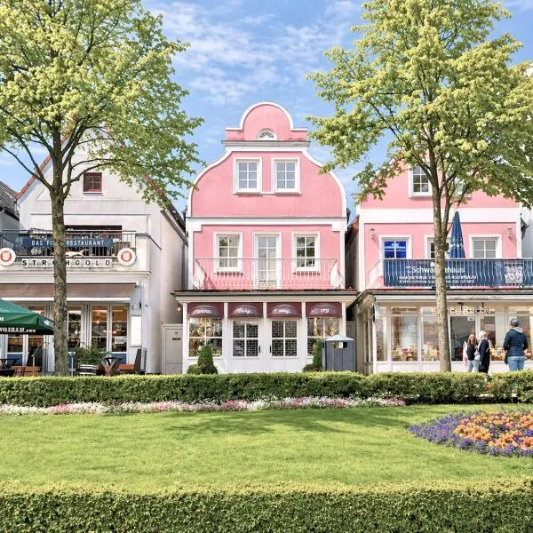 Fynbos Apartments am Alten Strom, strandnah & Dachterrasse，位于瓦尔内明德的酒店