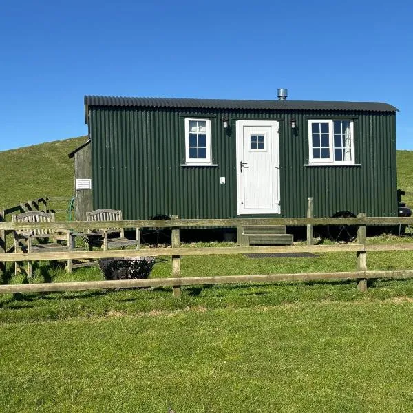 Fauld O Wheat Shepherds Hut , Loch Ken ,Off Grid，位于道格拉斯堡的酒店