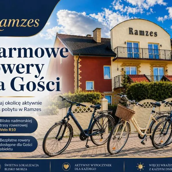 RAMZES USTKA -pokoje z balkonami,parking,rowery,Blisko do plaży，位于乌斯特卡的酒店