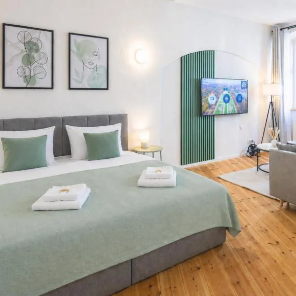 CoView - Pirna Altstadt - kostenloser Parkplatz，位于皮尔纳的酒店
