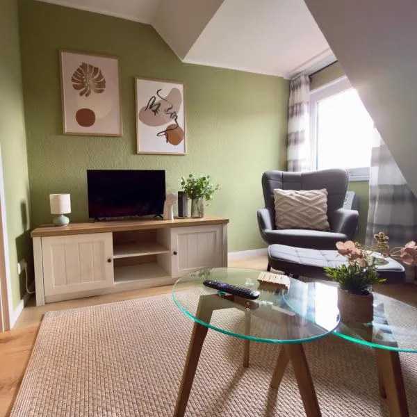 Kleine, gemütliche Dachwohnung mit viel Charme，位于比克堡的酒店