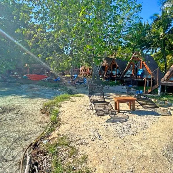 Paradise Beach Bacalar A Pie De Laguna，位于巴卡拉尔的酒店