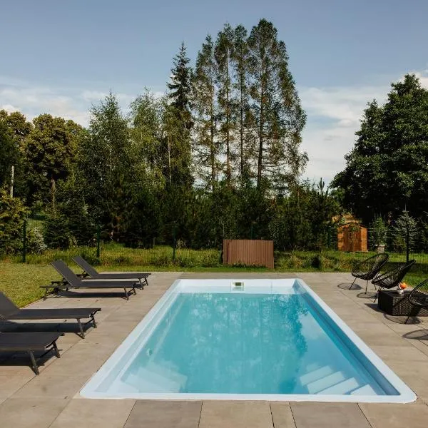 Gospodarstwo Agroturystyczne z BASENEM & SPA i Alpakami,位于厄尔科的酒店