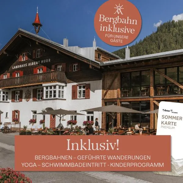 Landhaus Albert Murr inkl Premium Sommerkarte，位于圣安东阿尔贝格的酒店