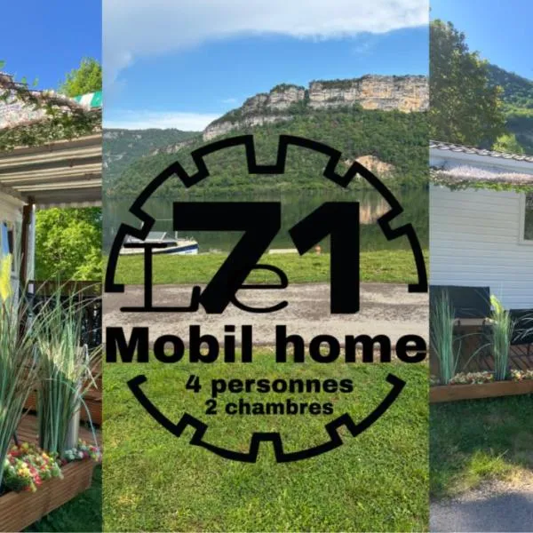 le 71 mobil home 4 personnes 2 chambres，位于Condes的酒店