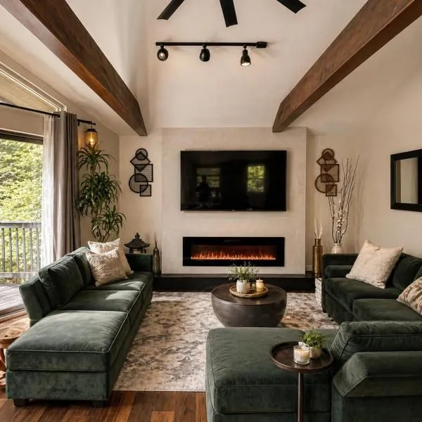 Zen Spa Oasis Retreat Sauna/Hotub/Firepit/Fun/Gameroom，位于Blakeslee的酒店