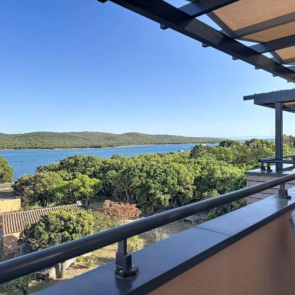 APPT T3 terrasse dans résidence bord de mer avec piscine，位于皮亚诺托利-卡尔达雷洛的酒店