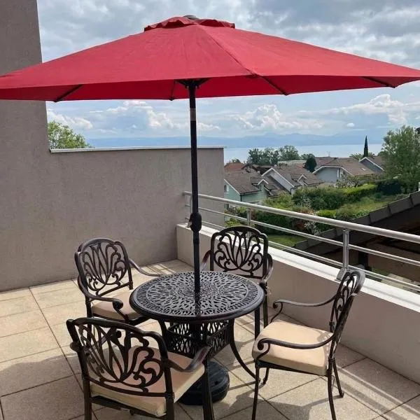 Superbe appartement au calme avec vue sur le Lac.，位于埃维昂莱班的酒店