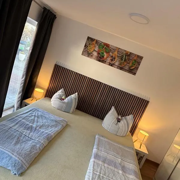 Apartment Green - Ferienapartments im Spreewald - 15938 Golßen - 10 min bis zum Tropical Island，位于Golßen的酒店