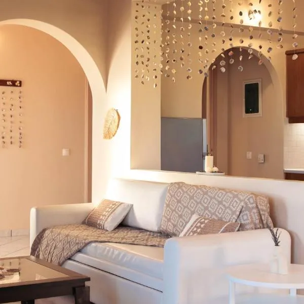 Ocean Breeze Apartment - Panoramic Sea View & Olive Grove - 100m to Beach，位于基普塞利的酒店