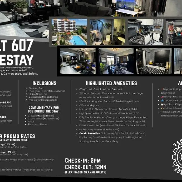 Vault 607 Homestay，位于达沃市的酒店