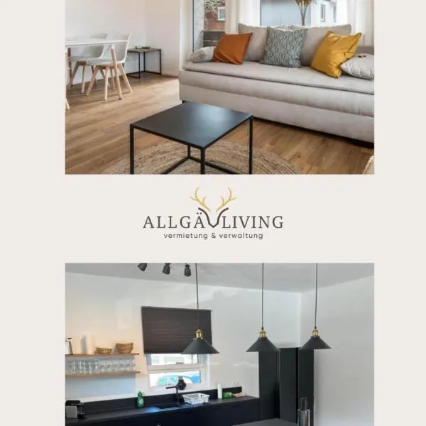 Allgäu Ferienhaus 5 Apartments mit Sauna,Balkon, Garten und Privatparkplatz，位于布莱夏的酒店